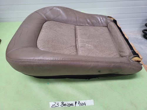 BMW Z3 Roadster Fahrer Sitz Unterteil Leder beige Sitzfläche Polster Bezug LINKS – Bild 7