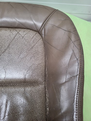 BMW Z3 Roadster Fahrer Sitz Unterteil Leder beige Sitzfläche Polster Bezug LINKS – Bild 8