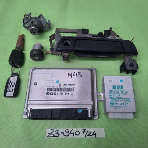 BMW Z3 Roadster Motorsteuergerät EWS Zündschloss Türschloss M43 Motor Schlüssel