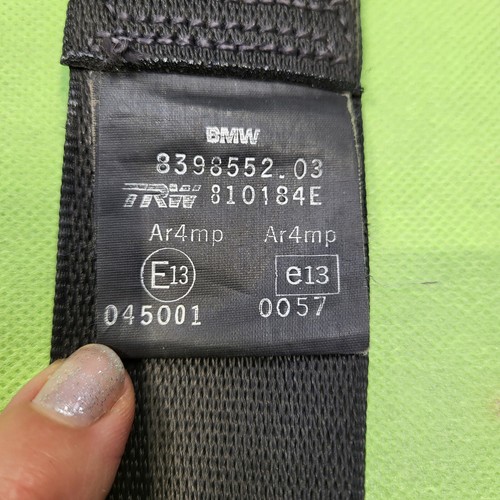 BMW E36 Z3 Sicherheitsgurt Ober Gurt VORNE RECHTS 8398552 seat belt Gurt