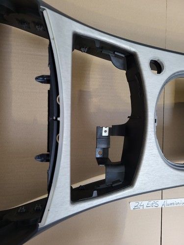 BMW Z4 E85 E86 Mittelkonsole schwarz Alu Verkleidung Aluminium Blende Kratzer – Bild 5
