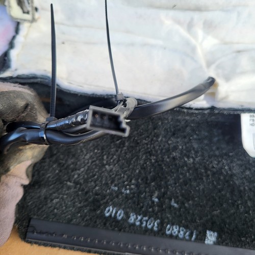 BMW Z4 E85 Sensor Matte Sitzheizung Beifahrer Leder Sitz Bezug Oregon Schwarz – Bild 13