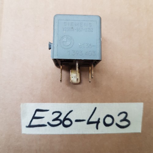 BMW E46 E36 + Z3 ABS Motor Relais mausgrau 1393403 – Bild 1