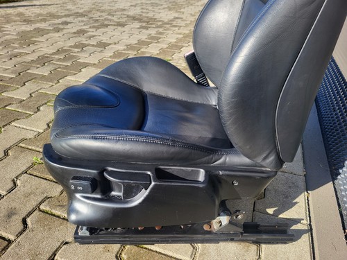 BMW Z3 Roadster Fahrer Sport Sitz Leder Oregon schwarz Sitzheizung ABHOLUNG – Bild 4