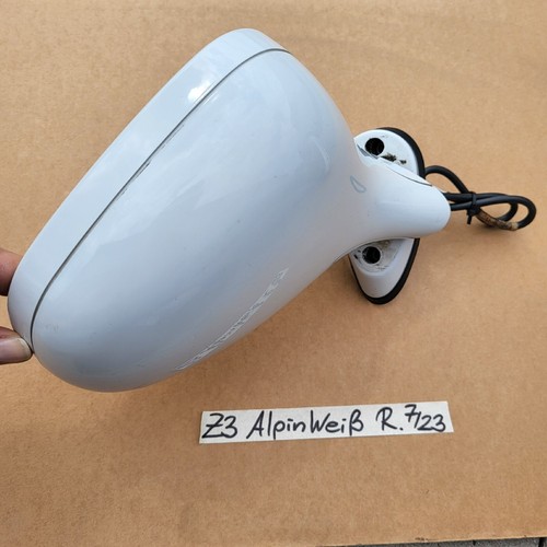 BMW Z3 Roadster Coupe Seiten Außen Spiegel RECHTS weiss RHD – Bild 6