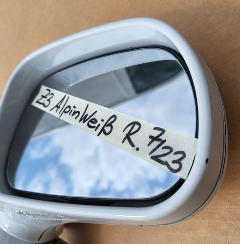 BMW Z3 Roadster Coupe Seiten Außen Spiegel RECHTS weiss RHD – Bild 7