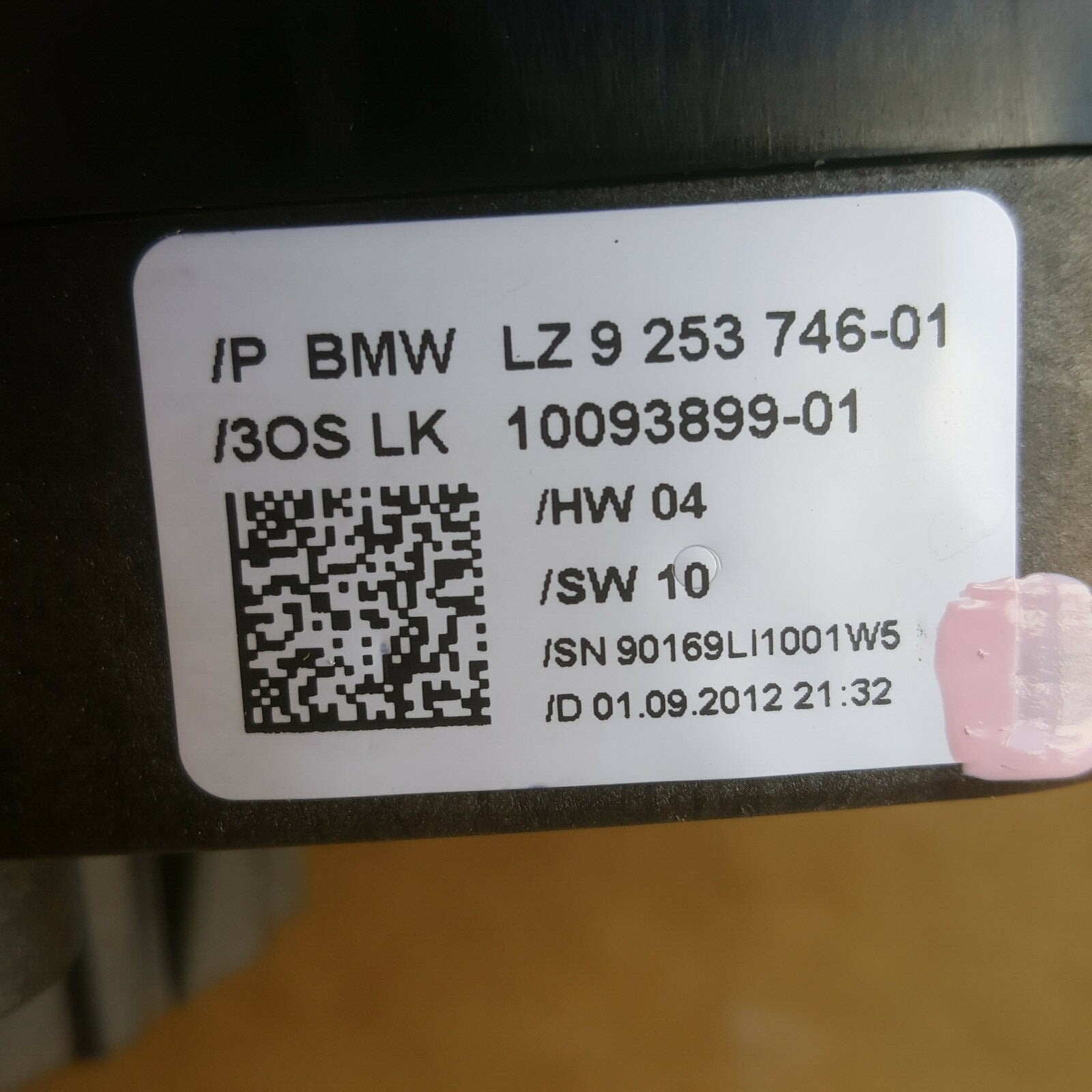 BMW F22 F30 F34 F35 F80 F32 Airbag Schleifring Schaltzentrum Lenksäule 9253746 – Bild 3