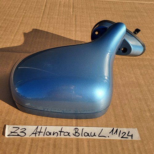 Spiegel BMW Z3 Roadster Seiten Außen Spiegel Kappe Gehäuse LINKS Atlanta blau – Bild 6
