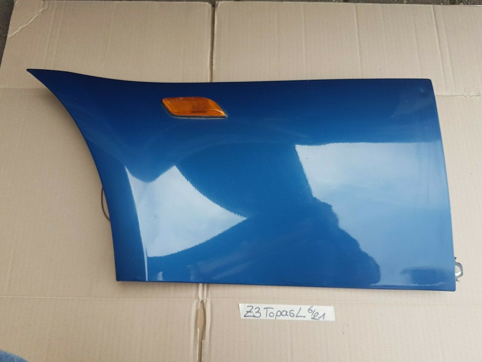 BMW Z3 Roadster Coupe Kotflügel Seitenwand  VORNE LINKS Fahrer Seite Topas blau – Bild 1