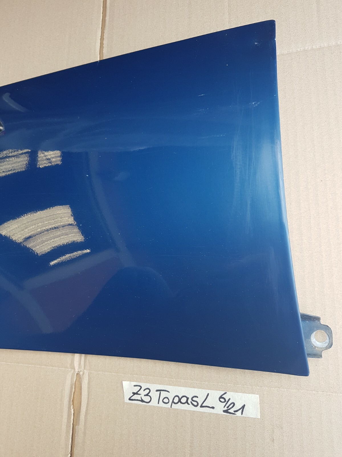 BMW Z3 Roadster Coupe Kotflügel Seitenwand  VORNE LINKS Fahrer Seite Topas blau – Bild 2