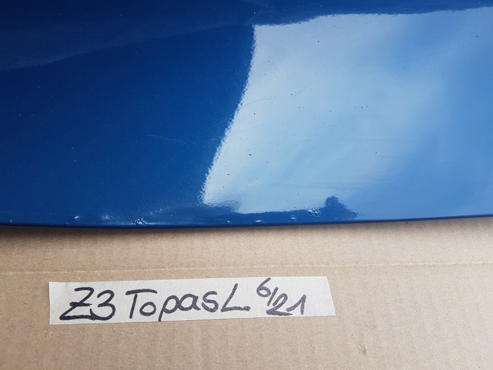 BMW Z3 Roadster Coupe Kotflügel Seitenwand  VORNE LINKS Fahrer Seite Topas blau – Bild 4