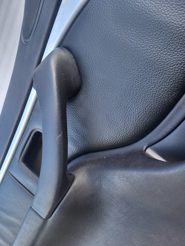 BMW Z3 Tür Verkleidung Leder Schwarz LINKS + Griff + Chrom Leiste Airbag-Klappe – Bild 10