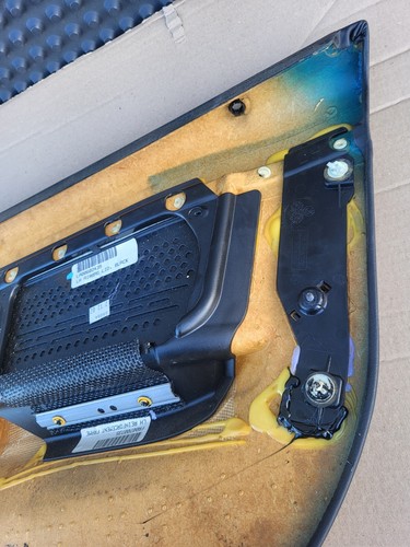 BMW Z3 Tür Verkleidung Leder Schwarz LINKS + Griff + Chrom Leiste Airbag-Klappe – Bild 18