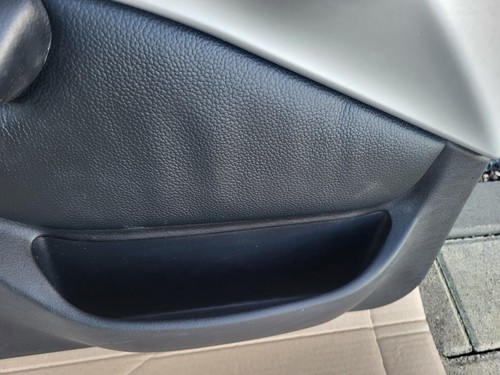 BMW Z3 Tür Verkleidung Leder Schwarz LINKS + Griff + Chrom Leiste Airbag-Klappe – Bild 8