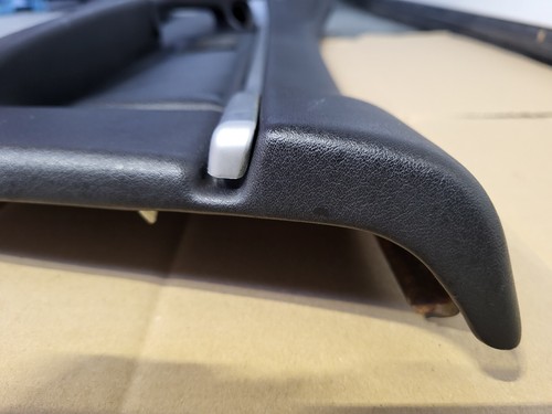 BMW Z3 Tür Verkleidung Leder Schwarz RECHTS + Griff + Chrom Leiste Airbag-Klappe – Bild 10