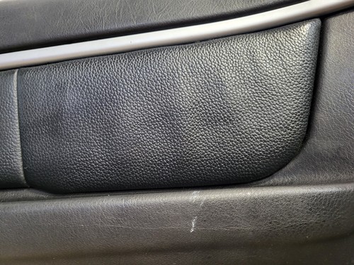 BMW Z3 Tür Verkleidung Leder Schwarz RECHTS + Griff + Chrom Leiste Airbag-Klappe – Bild 9