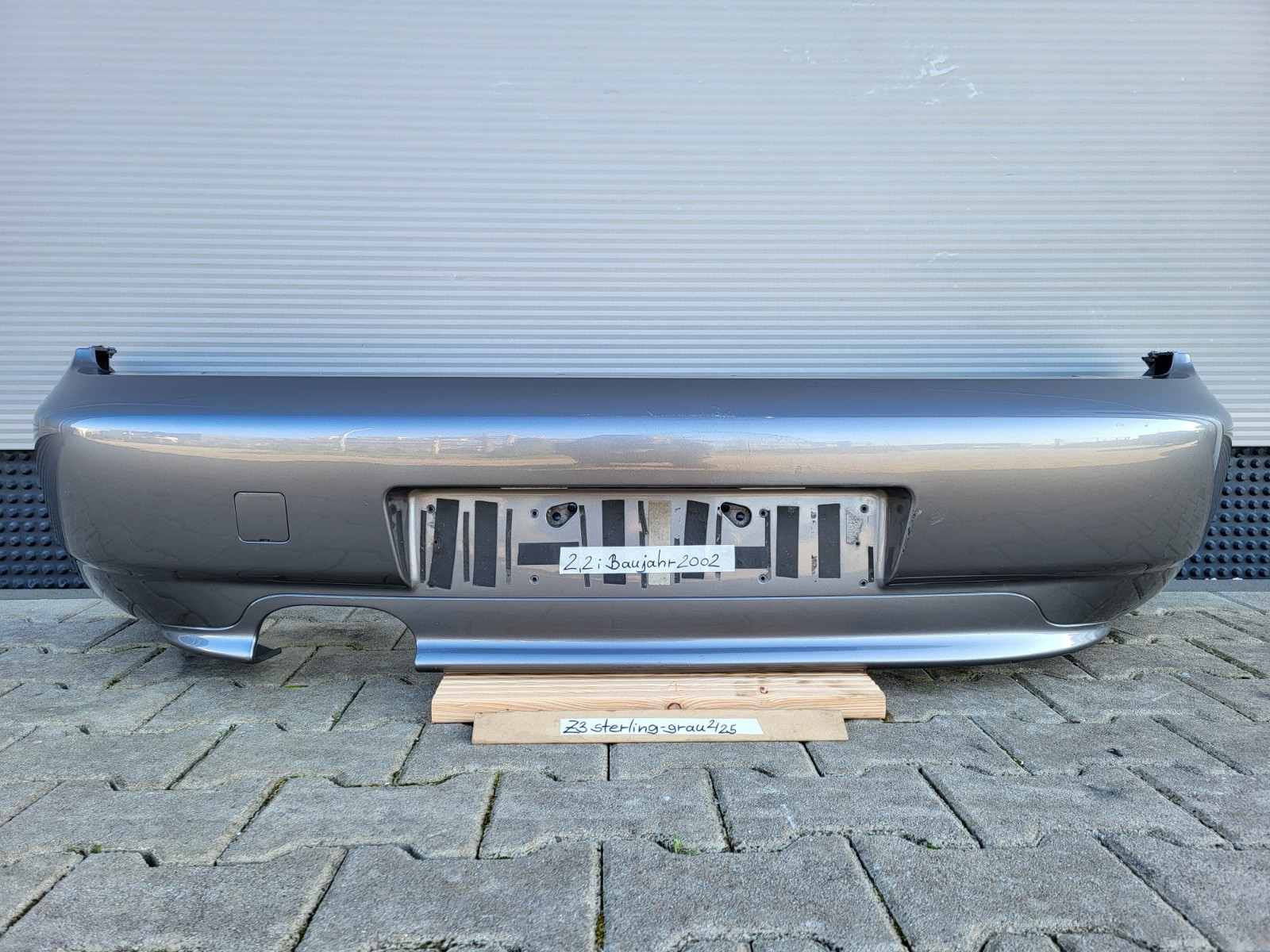 BMW Z3 Facelift Heckstoßstange Stoßfänger HINTEN Heckschürze Grau ABHOLUNG – Bild 1