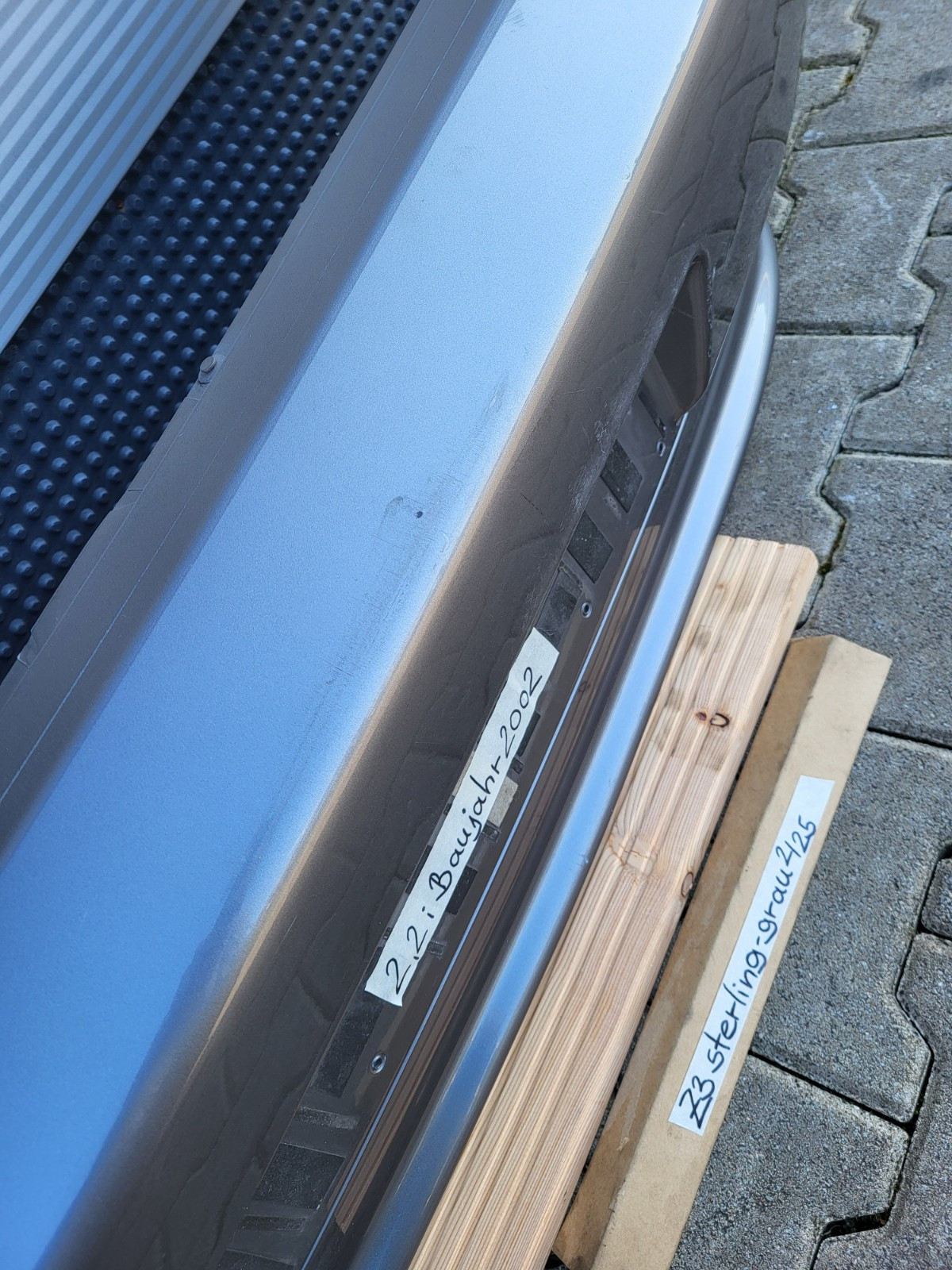 BMW Z3 Facelift Heckstoßstange Stoßfänger HINTEN Heckschürze Grau ABHOLUNG – Bild 8