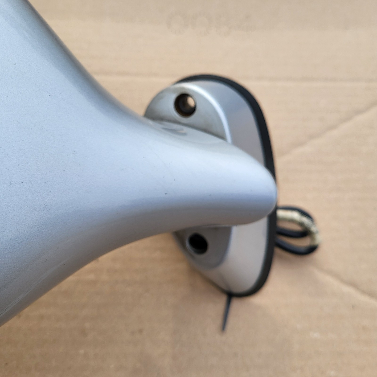 BMW Z3 Roadster Seiten Außen Spiegel Glas + Motor LINKS Titan Silber Metallic – Bild 9