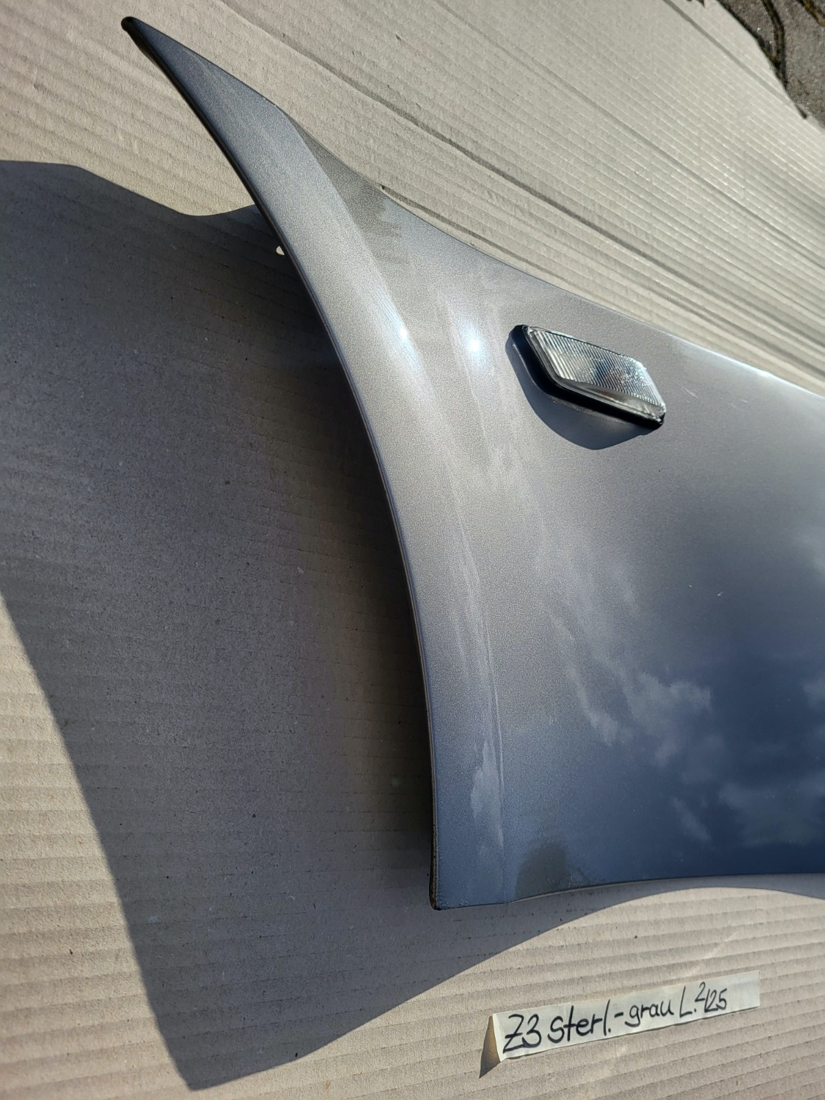 BMW Z3 Roadster Kotflügel Seitenwand  VORNE LINKS Sterling Grau Metallic – Bild 3