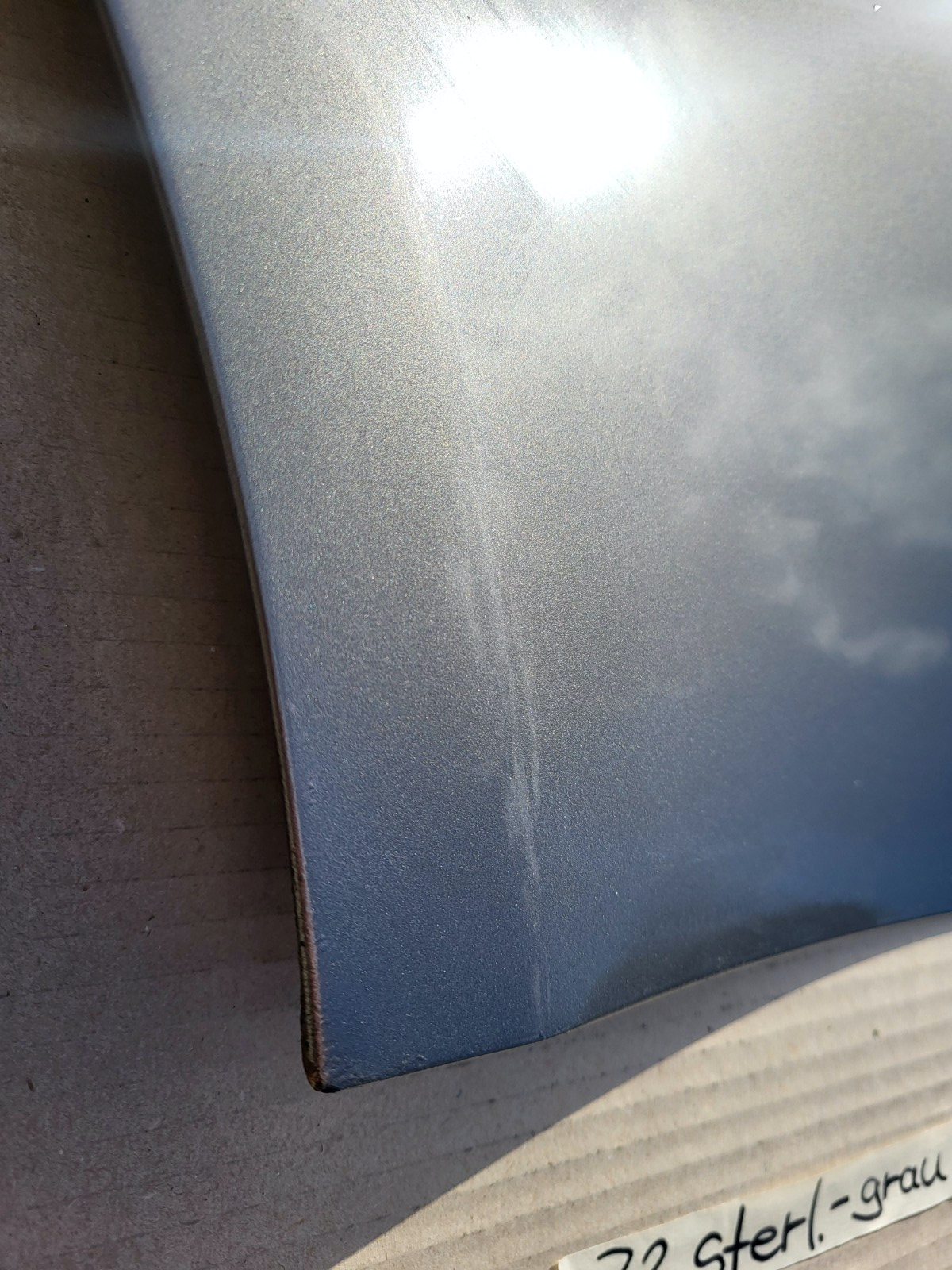 BMW Z3 Roadster Kotflügel Seitenwand  VORNE LINKS Sterling Grau Metallic – Bild 4