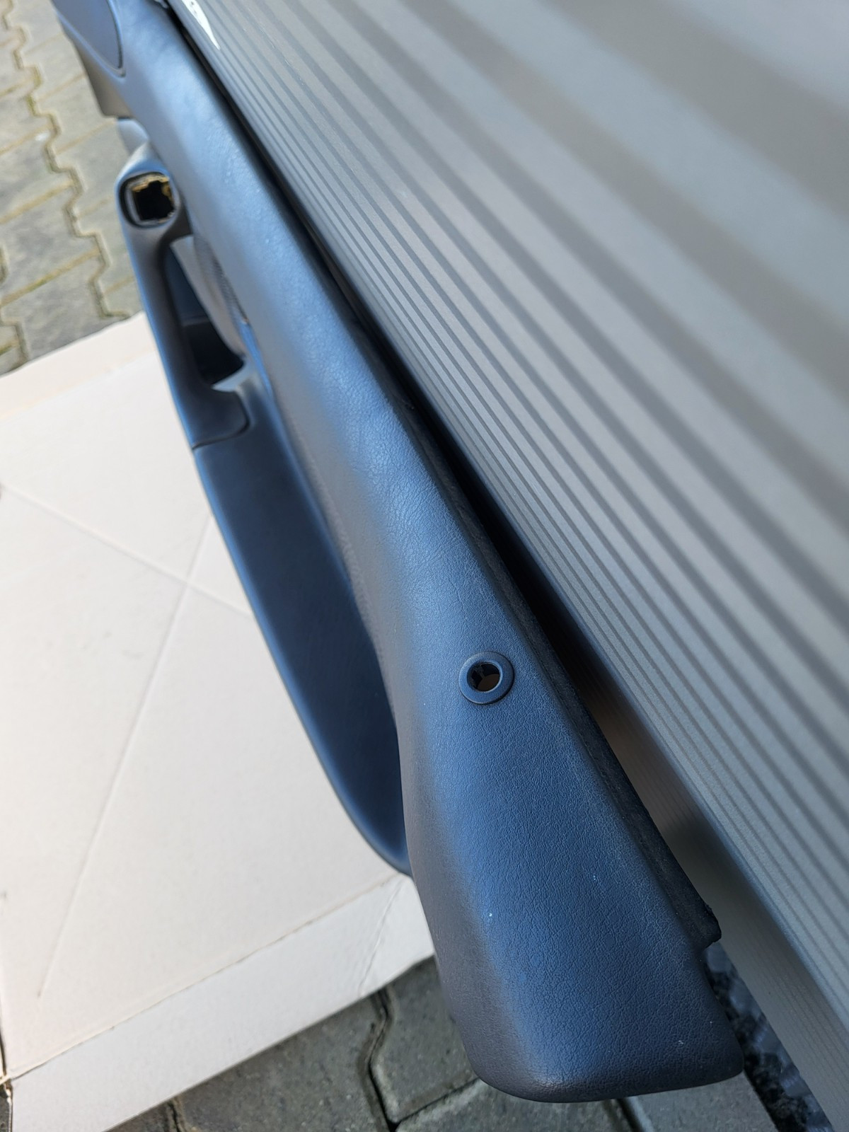 BMW Z3 Roadster Coupe Tür Verkleidung Leder Dot Schwarz RECHTS mit Türgriff – Bild 5