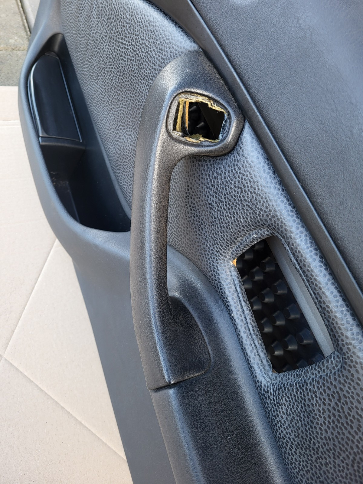 BMW Z3 Roadster Coupe Tür Verkleidung Leder Dot Schwarz RECHTS mit Türgriff – Bild 6