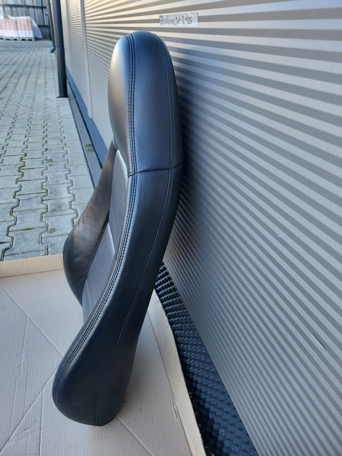 BMW Z3 Roadster Beifahrer Sitz Oberteil Lehne Leder schwarz Rückenlehne Point – Bild 5