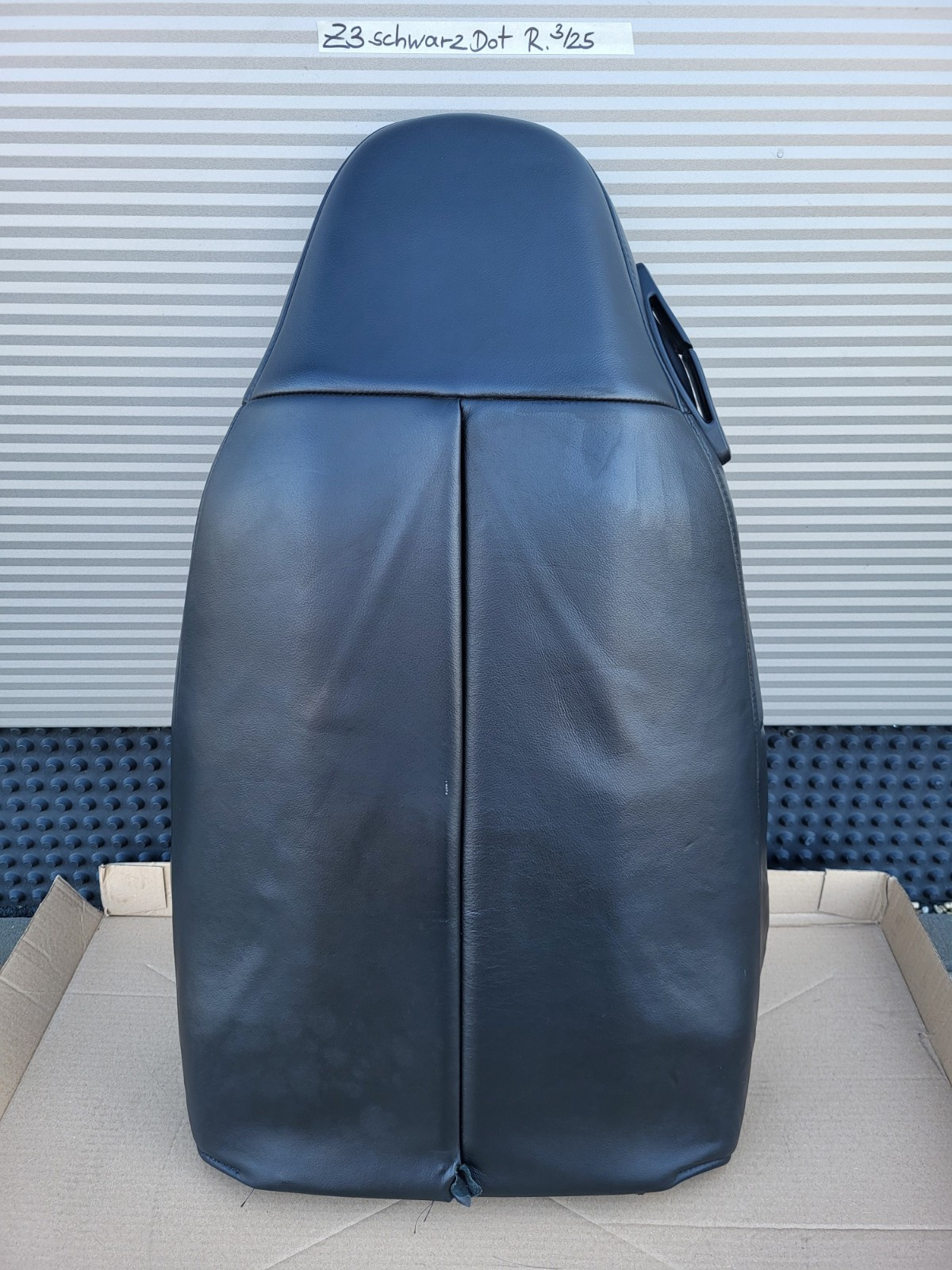BMW Z3 Roadster Beifahrer Sitz Oberteil Lehne Leder schwarz Rückenlehne Point – Bild 8