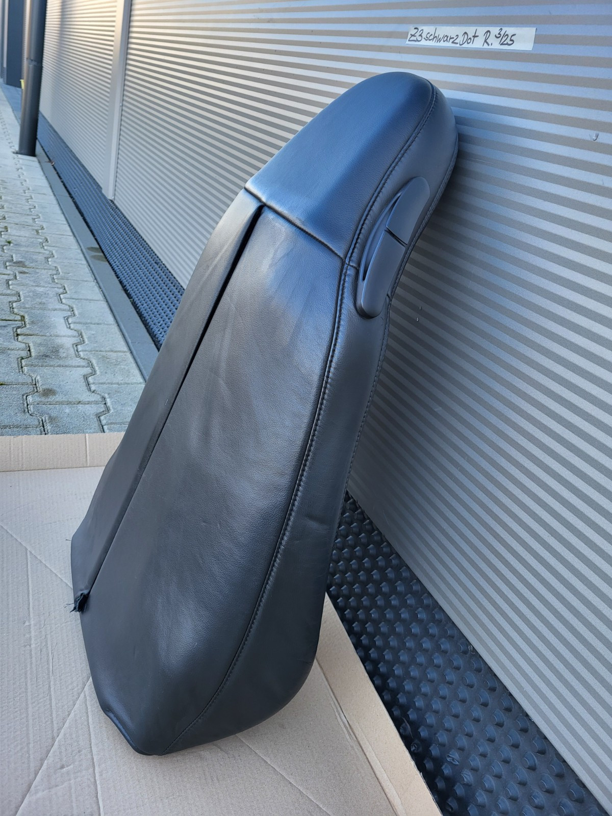 BMW Z3 Roadster Beifahrer Sitz Oberteil Lehne Leder schwarz Rückenlehne Point – Bild 9