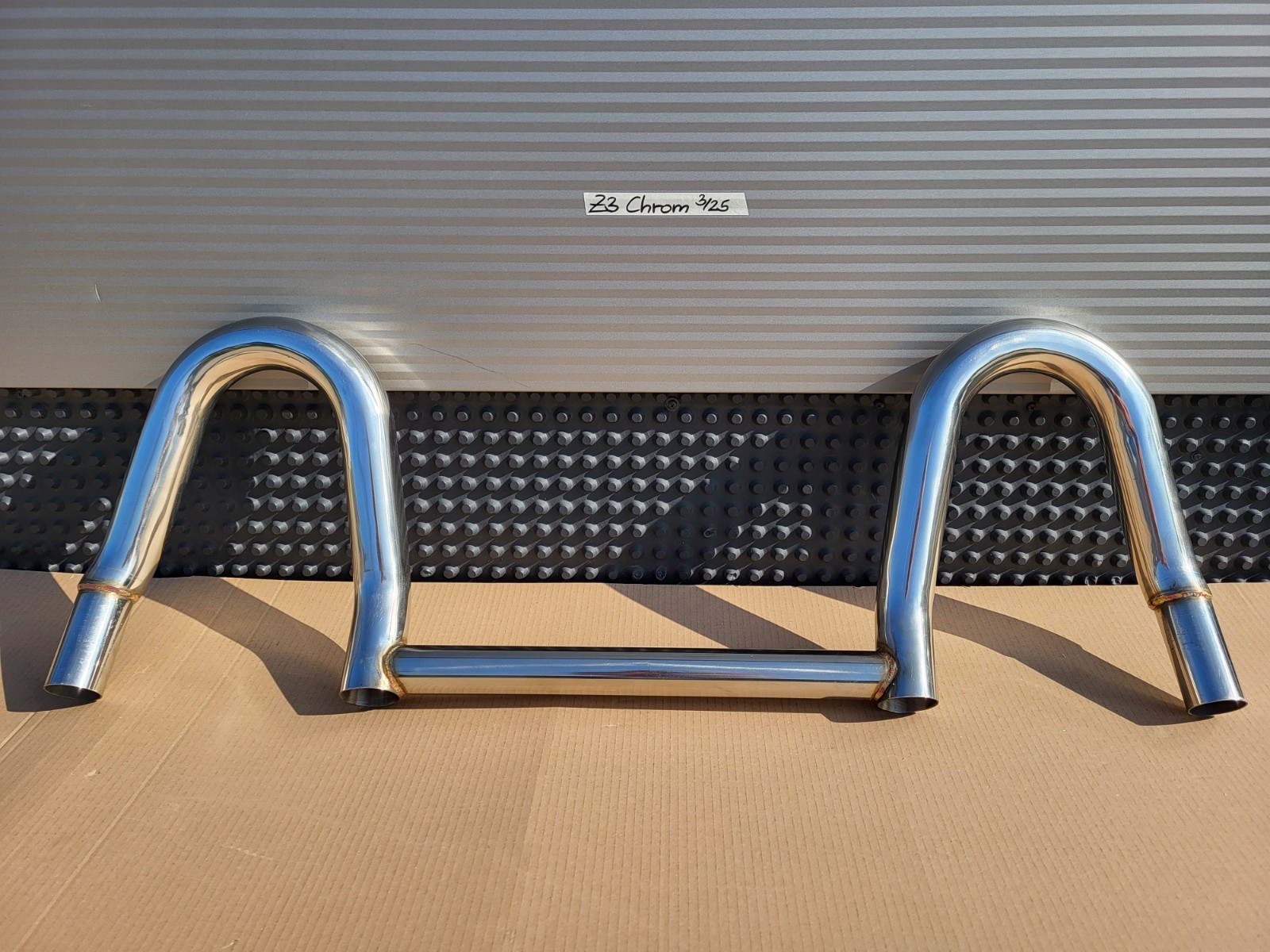 BMW Z3 Roadster Überrollbügel Chrom Überroll Schutz Bügel Edelstahl  Poliert – Bild 1