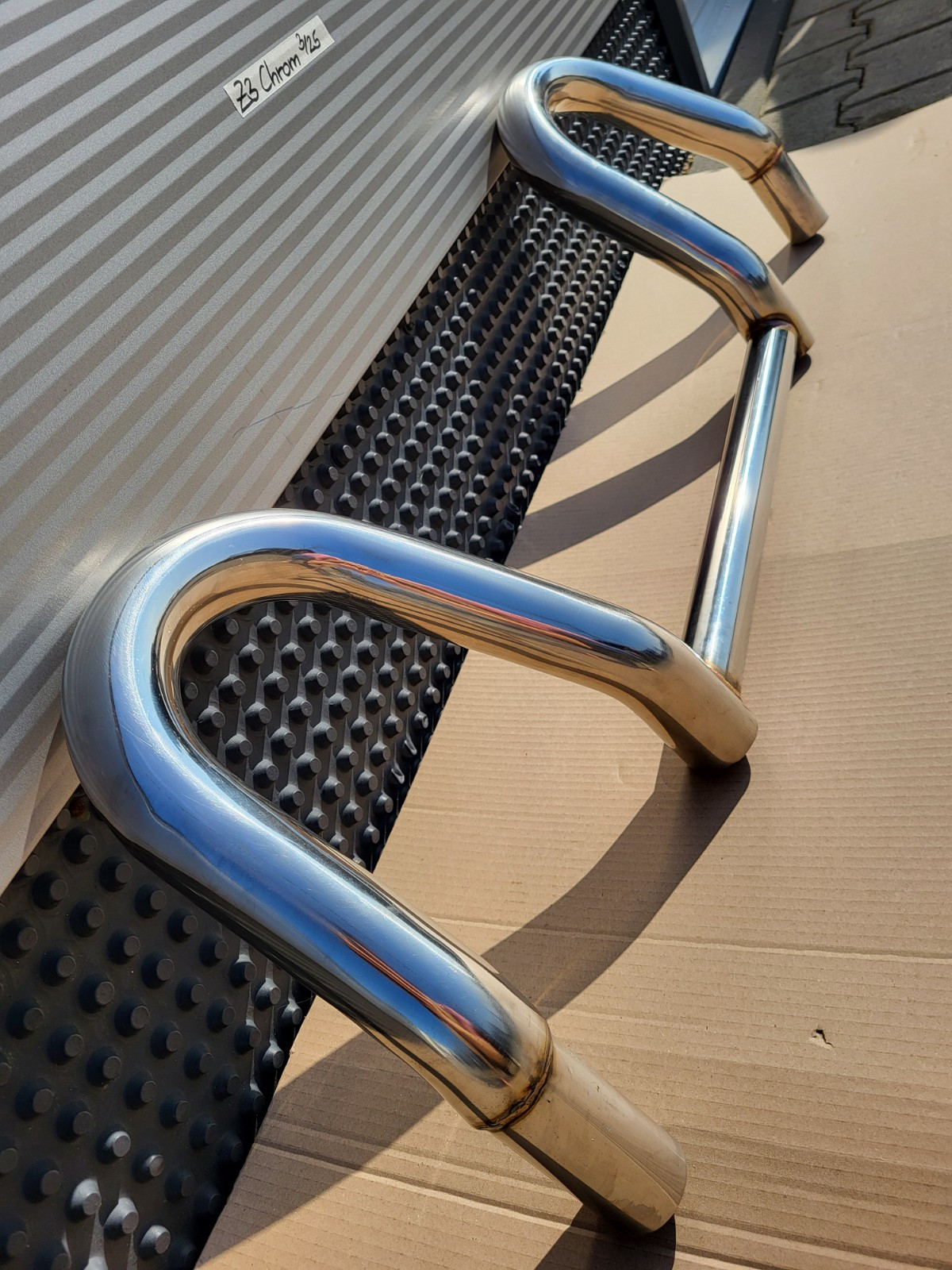 BMW Z3 Roadster Überrollbügel Chrom Überroll Schutz Bügel Edelstahl  Poliert – Bild 9