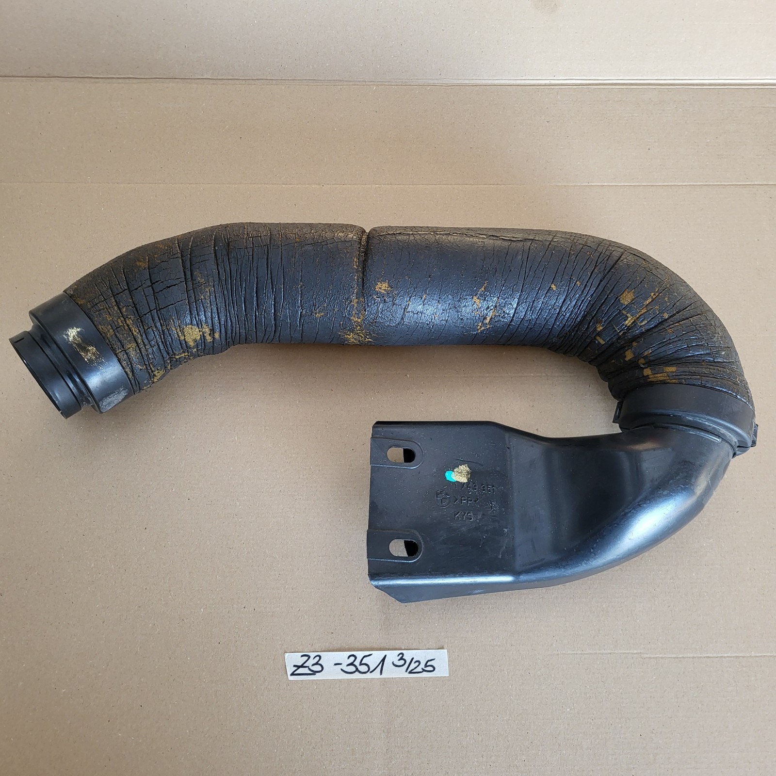 BMW Z3 Roadster Luft Schlauch Rohr Luftkanal Schnorchel 1743351 Ansaugrohr – Bild 1