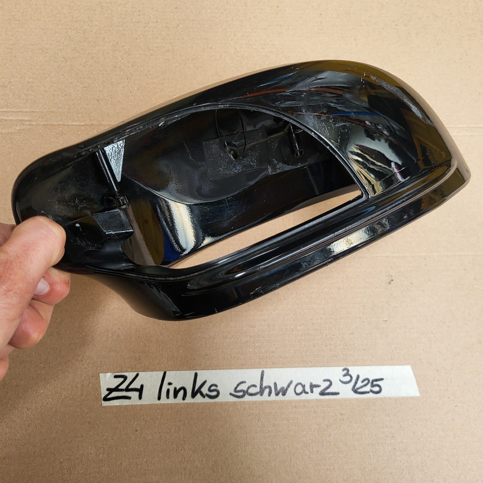 BMW Z4 E85 E86 Seiten Außen Spiegel Kappe Gehäuse LINKS black saphir schwarz – Bild 5