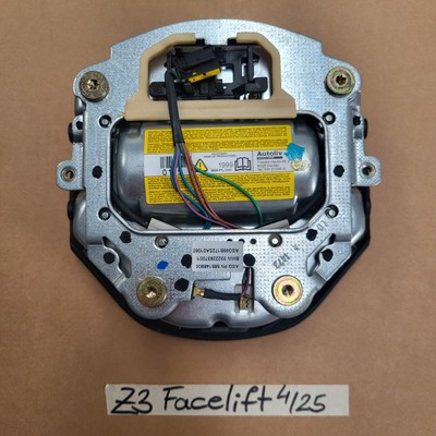 BMW Z3 Facelift Lenkrad Leder Lenker M Sportlenkrad 2228230  Fahrer-Airbag-Modul – Bild 3