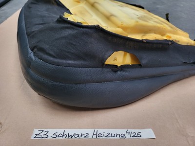 BMW Z3 Roadster Fahrer Sitz Kissen Unterteil Leder schwarz black Sitz Heizung – Bild 7