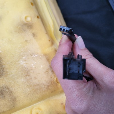 BMW Z3 Roadster Fahrer Sitz Kissen Unterteil Leder schwarz black Sitz Heizung – Bild 9