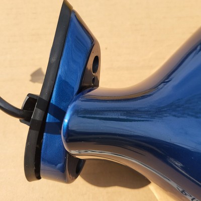 BMW Z3 Roadster Seiten Außen Spiegel Gehäuse Glas Motor RECHTS Topas Blau