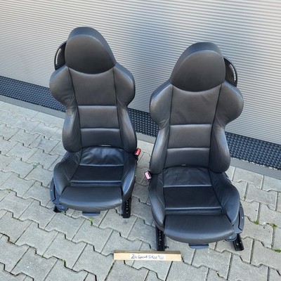 Sitze BMW Z4 E85 Fahrer + Beifahrer Sport Sitz Leder ohne Sitzheizung  ABHOLUNG – Bild 2