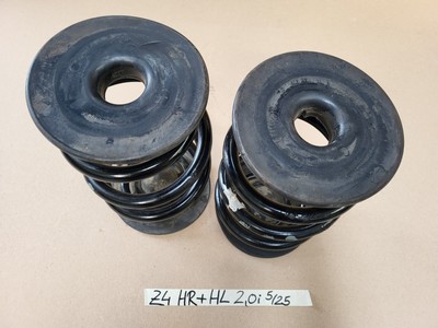 Federn BMW Z4 E85 Spiral Tonnen Fahrwerks Schrauben Feder HINTEN rechts + links – Bild 3