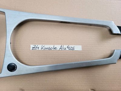 BMW Z4 E85 E86 Mittelkonsole Alu Verkleidung Aluminium Blende Kratzer  6961779 – Bild 3