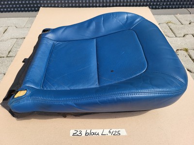 BMW Z3 Roadster Fahrer Sitz Kissen Unterteil Leder blau Bezug + Polster LINKS – Bild 5