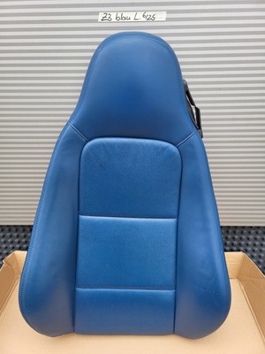 BMW Z3 Roadster Fahrer Sitz Oberteil Leder blau Rückenlehne Bezug  Polster LINKS – Bild 1