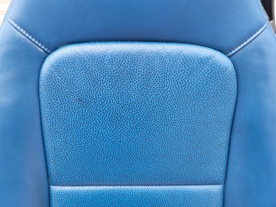 BMW Z3 Roadster Fahrer Sitz Oberteil Leder blau Rückenlehne Bezug  Polster LINKS – Bild 11