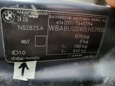 BMW Z4 E85 E86 Seiten Schweller Verkleidung stratus Grau metallic ABHOLUNG – Bild 8