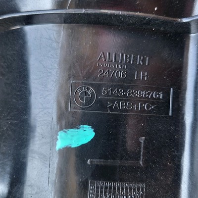 BMW Z3 Staufach Verkleidung OBEN Gurt Führung Rechts 8398762 + Links 8398761 – Bild 8