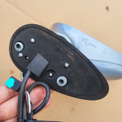 BMW Z3 Roadster Seiten Außen Spiegel Glas + Motor RECHTS Arktis Silber Metallic – Bild 11