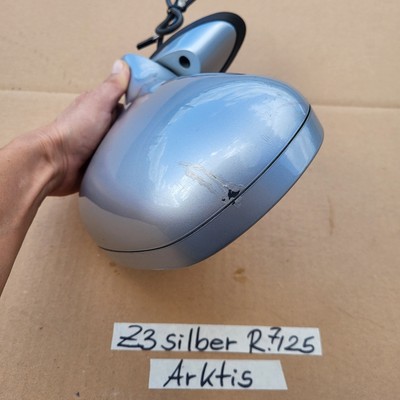 BMW Z3 Roadster Seiten Außen Spiegel Glas + Motor RECHTS Arktis Silber Metallic – Bild 7