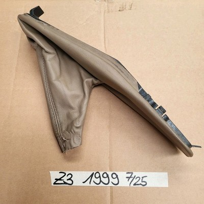 BMW Z3 Roadster Abdeckung für Handbremshebel Leder Sack Handbremse RHD Beige – Bild 1