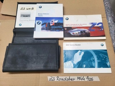 BMW Z3 Bordmappe Handbuch Betriebsanleitung + Service Heft Englisch M44 Motor – Bild 1